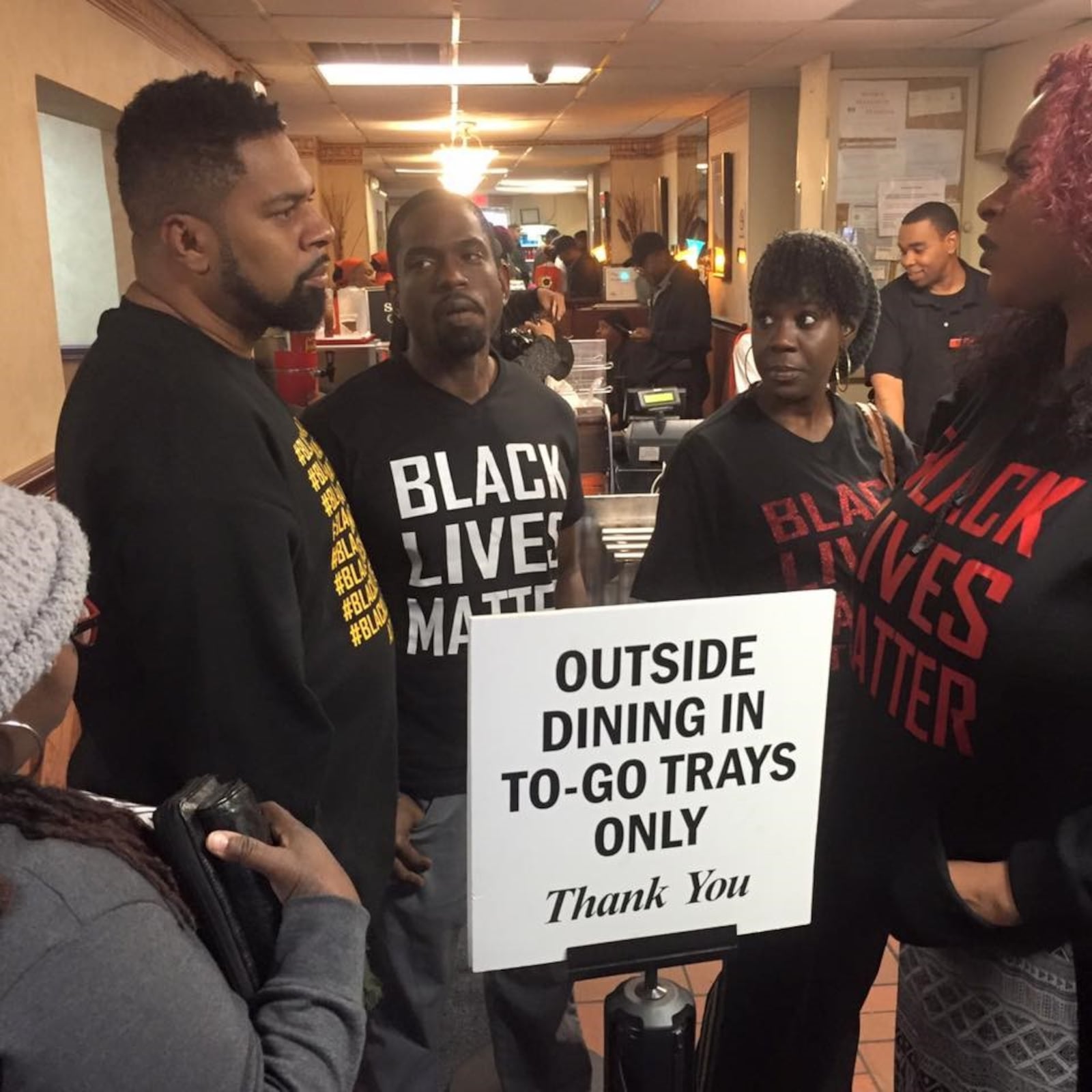 Left to right: Dre Norman, khalid kamau, Maqkeia Bess and Chanel Haley are supporting a local black-owned restaurant as part of its Black Friday initiative. Courtesy