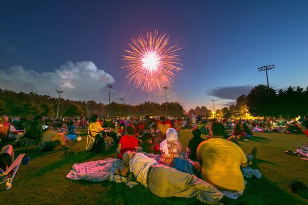 July 4, 2018- Alpharetta, Ga: 4th of July Celebration at Wills Park Wednesday, July 4, 2018, in Alpharetta, Ga. Shot for the Alpharetta Convention and Visitors Bureau. PHOTO / JASON GETZ