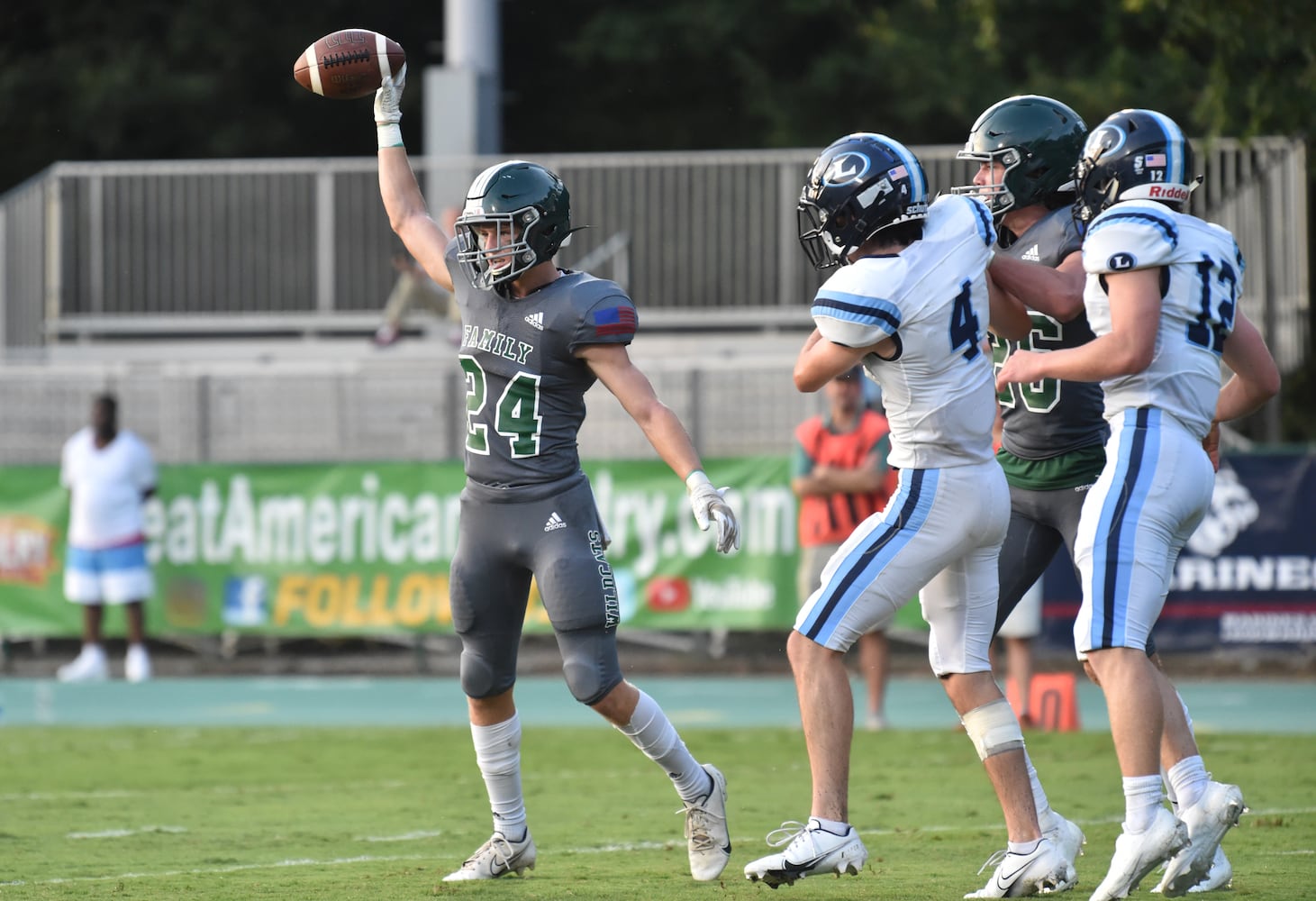 high school football: Lovett at Wesminster