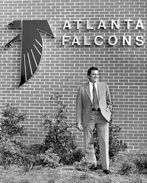 Atlanta Falons owner Rankin Smith paid $8.5 million for NFL franchise rights in 1965.