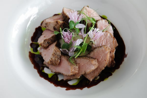 The Friday special at Murphy's is veal strip loin with Vidalia onion soubise, red wine sauce.(Beckysteinphotography.com)