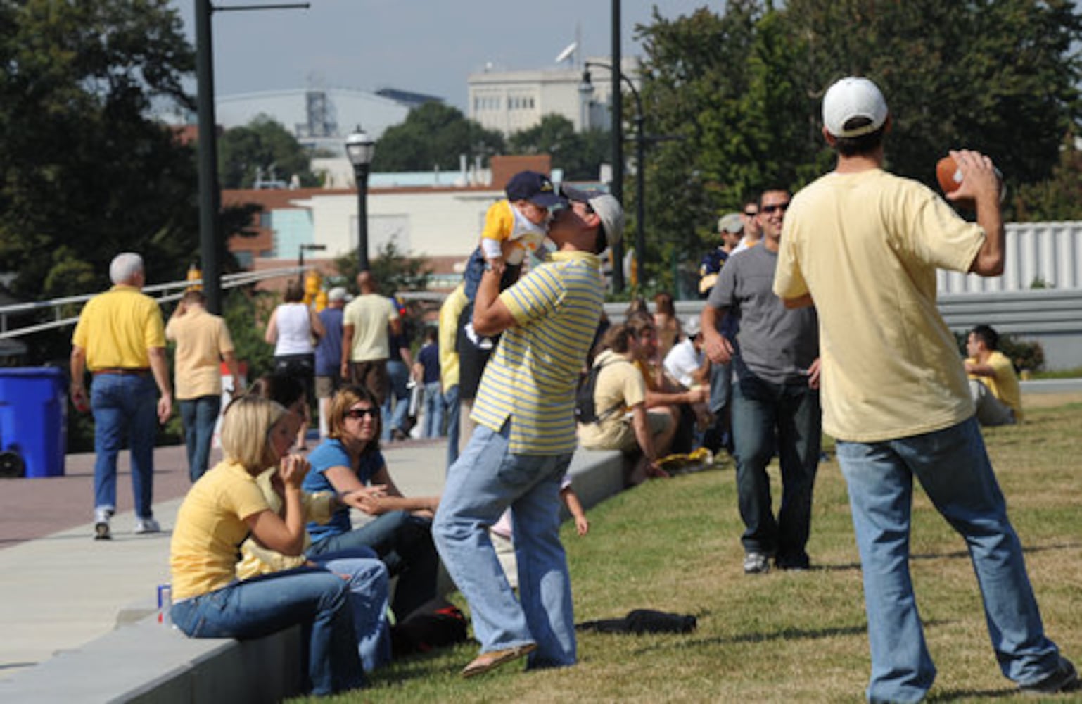 Tailgating in Black and Gold