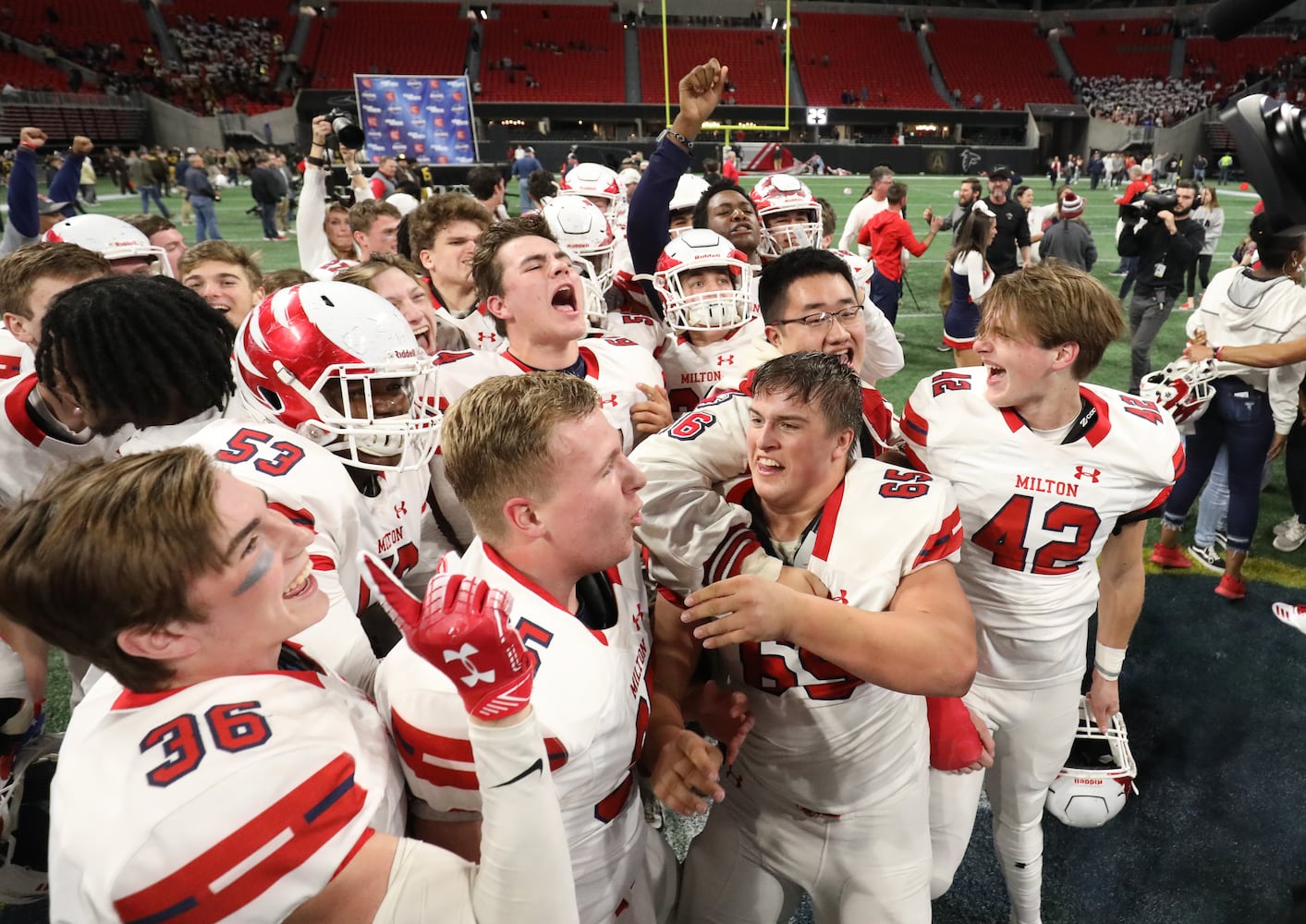 Photos: Day 2 of HS state title games at Mercedes-Benz Stadium