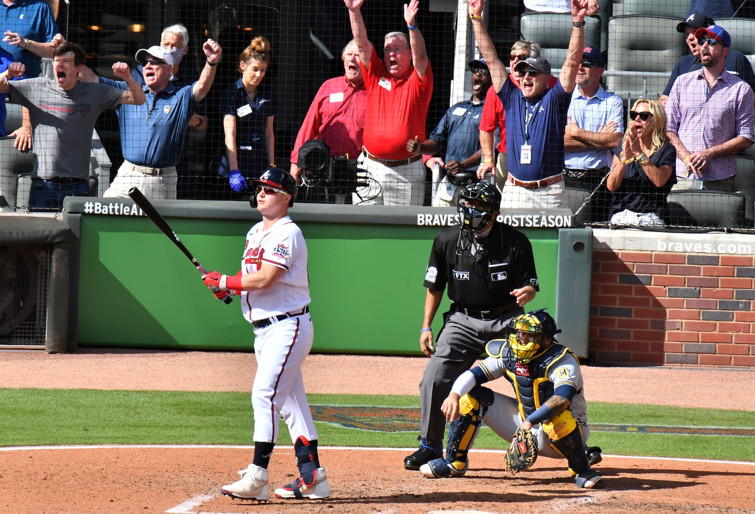 Braves-Brewers playoff game 3