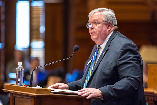 State Rep. Matt Hatchett, R-Dublin, will head a new Special Subcommittee of Appropriations on State Prisons that Georgia House Speaker Jon Burns announced this past week. (Arvin Temkar / arvin.temkar@ajc.com)