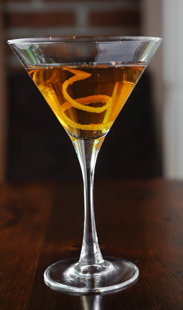 The Murphy Audubon- Angel's Envy Murphy's blend bourbon, lillet blanc, dolin sweet vermouth. (Beckysteinphotography.com)