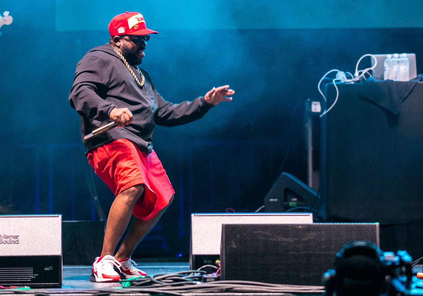 Atlanta rap icon Big Boi played the final show of the "Big Night Out" concert series at Centennial Olympic Park on Oct. 25, 2020.