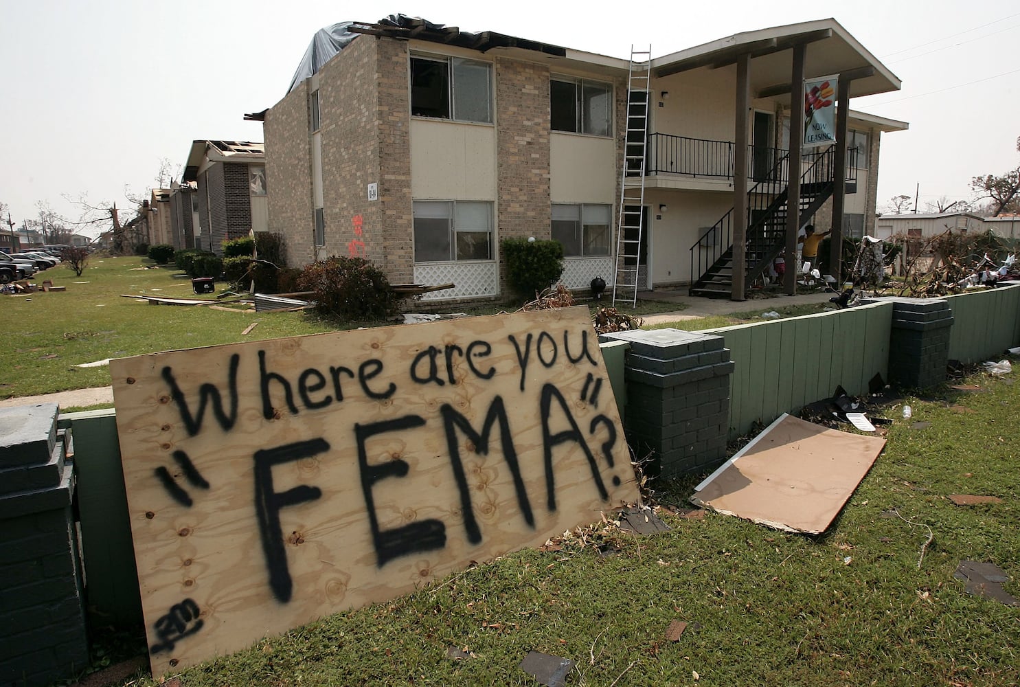 The signs of Hurricane Katrina