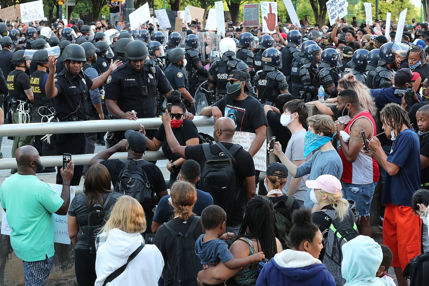 PHOTOS: Third day of protests in downtown Atlanta