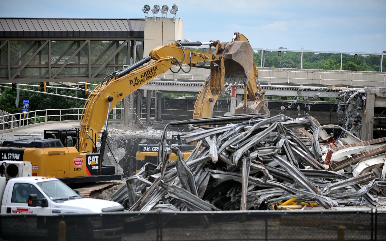 Parking deck razed to become protest area near Capitol