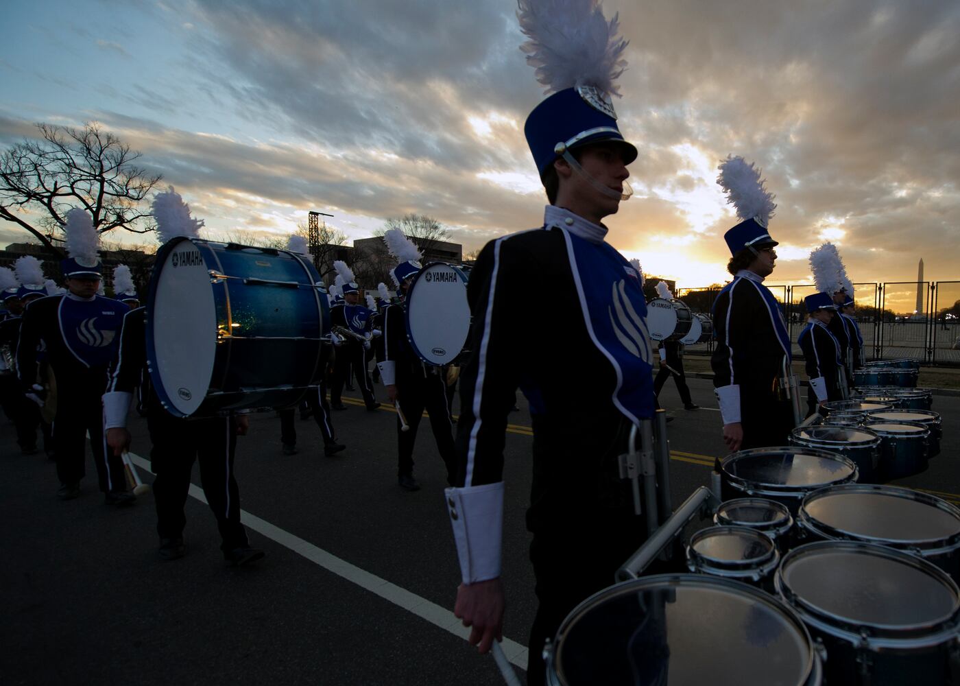 GSU marching band performs in inaugural parade