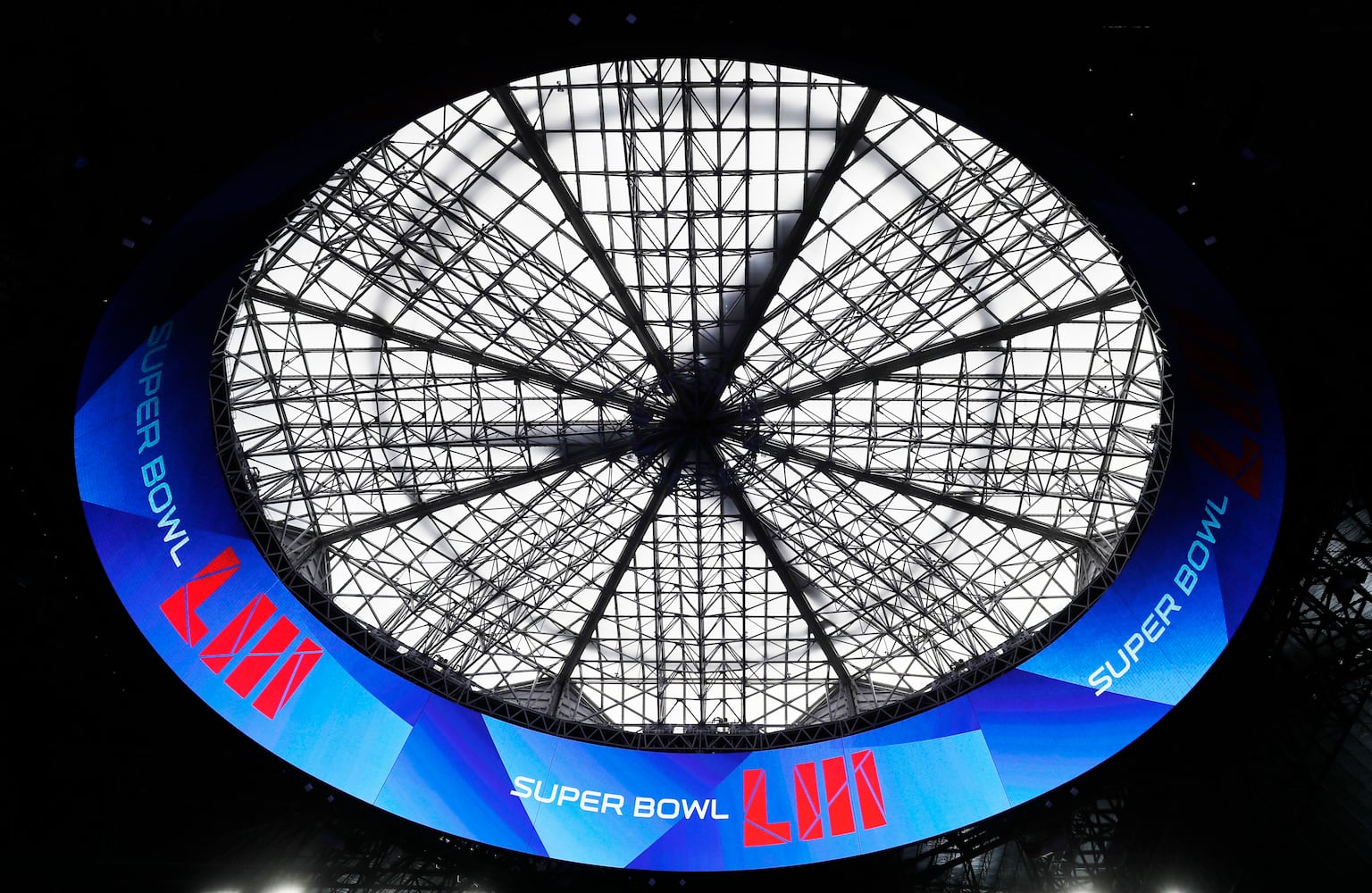 Photos: The field is shaping up for Atlanta’s Super Bowl