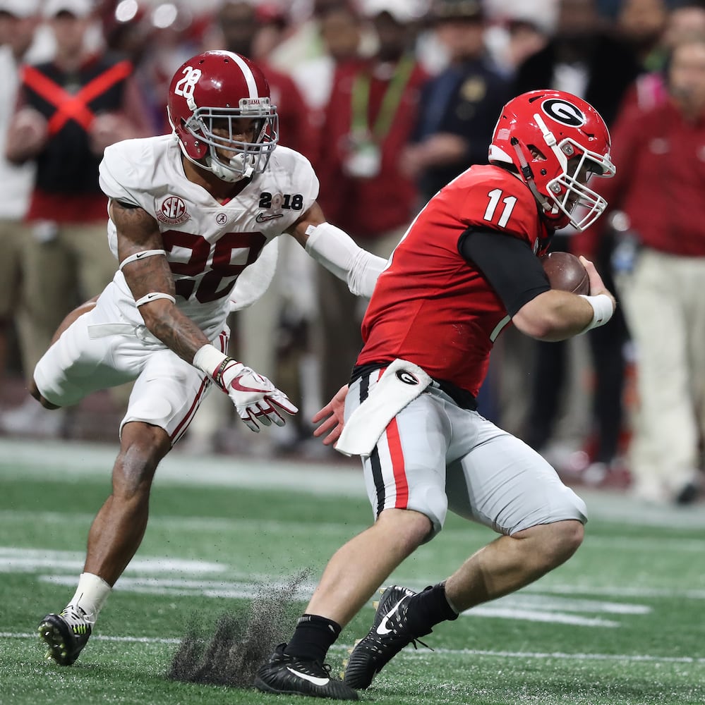 Photos: Bulldogs battle Alabama for national title