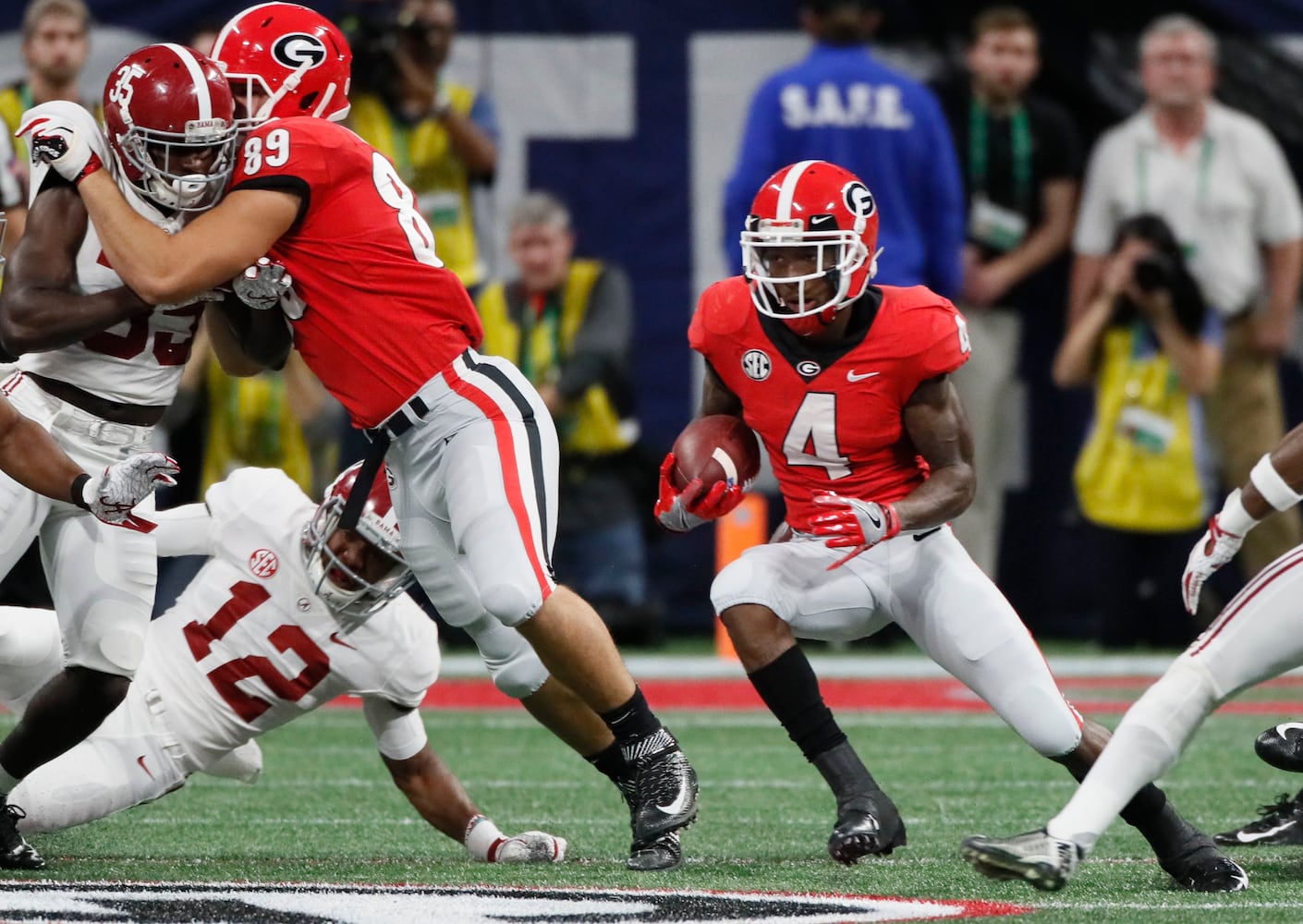 Photos: Bulldogs try to beat Alabama in SEC Championship game