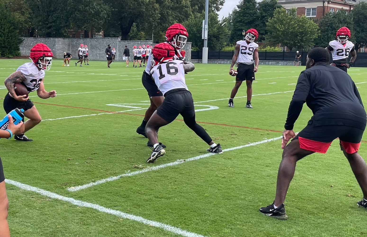 Georgia football practice