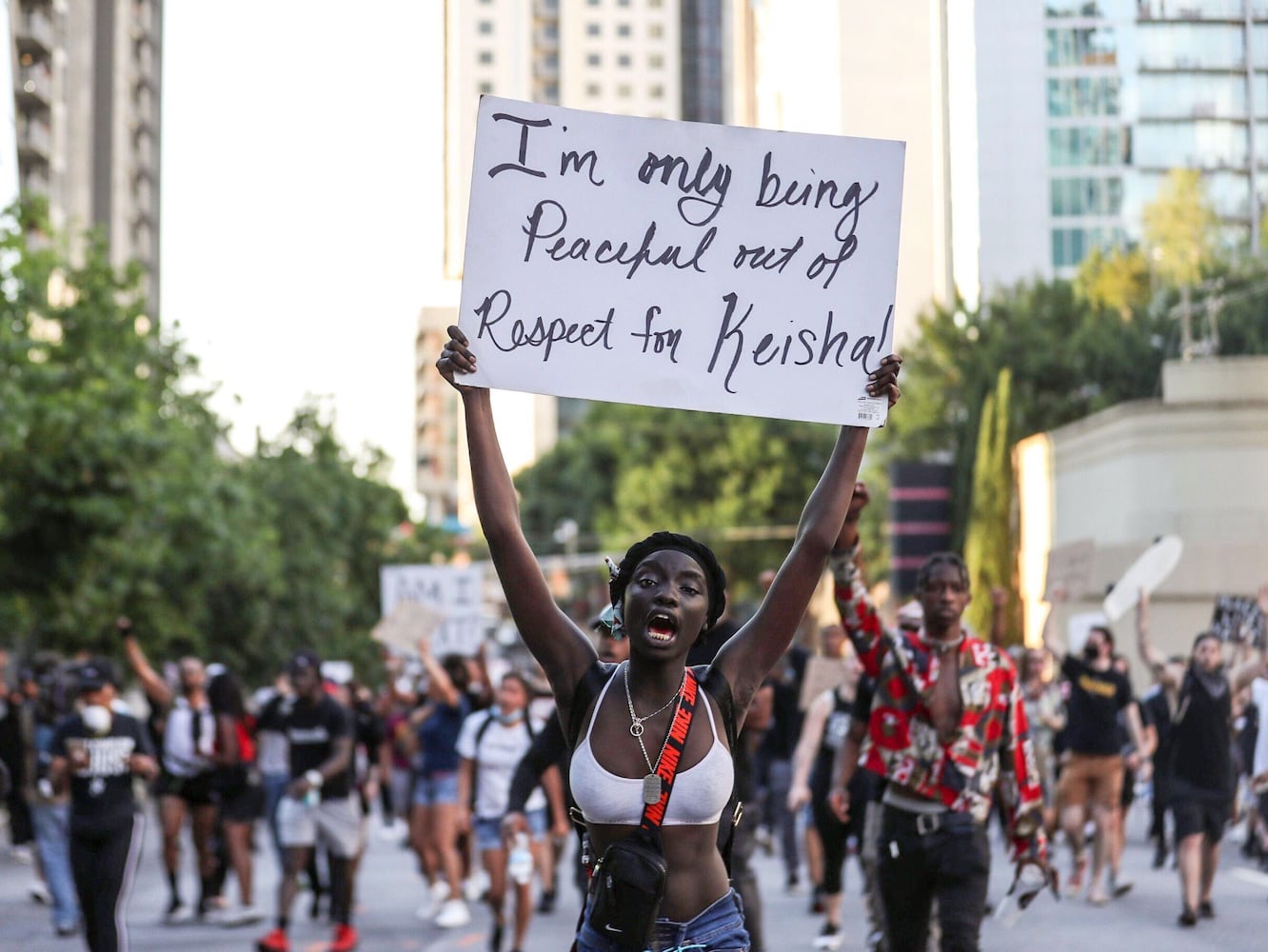 PHOTOS: Third day of protests in downtown Atlanta