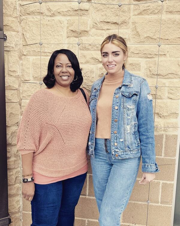 Every year on Jan. 25, Vonchelle Knight and Amanda Hayhurst meet for dinner to celebrate the day in 2019 when Hayhurst donated her kidney to Knight. Courtesy of Amanda Hayhurst