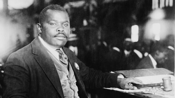 Marcus Garvey was a self-taught Jamaican social activist and black nationalist. He founded the Universal Negro Improvement Association in 1914 and moved in 1916 to Harlem, where he promoted black economic independence through his newspaper and businesses. His “Back to Africa” movement made him a lightning rod among black leaders and the FBI alike, and some historians have interpreted his conviction of mail fraud in 1922 as a politically motivated prosecution. He served two years of a four-year sentence in Atlanta before being deported to Jamaica in 1927. He later moved to London and died in 1940. George Grantham Bain / Library of Congress