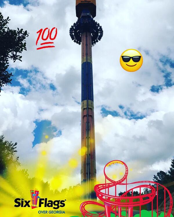 Six Flags Over Georgia will have its own Snapchat filter for summer.