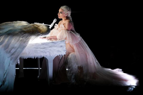 Recording artist Lady Gaga performs onstage during the 60th Annual GRAMMY Awards at Madison Square Garden on January 28, 2018 in New York City.