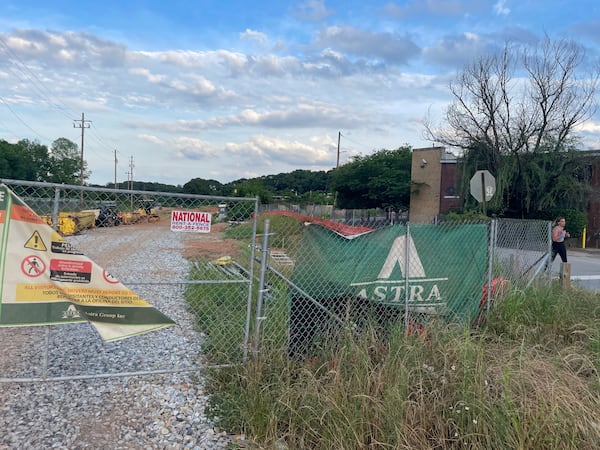 The new addition to the Beltline in Southwest Atlanta will be a boon to a new apartment complex to be built on Allene Avenue where an old battery manufacturing plant now stands. Photo by Bill Torpy