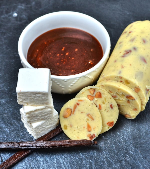  Honey Marshmallows, Chocolate Salami and Whiskey Caramel Sauce. (Photo by Chris Hunt/Special)