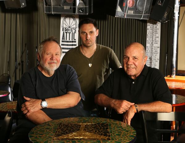 Alex Cooley, Andrew Hingley and Dave Mattingly at Eddie's Attic in 2013. Photo: PHIL SKINNER / PSKINNER@AJC.COM