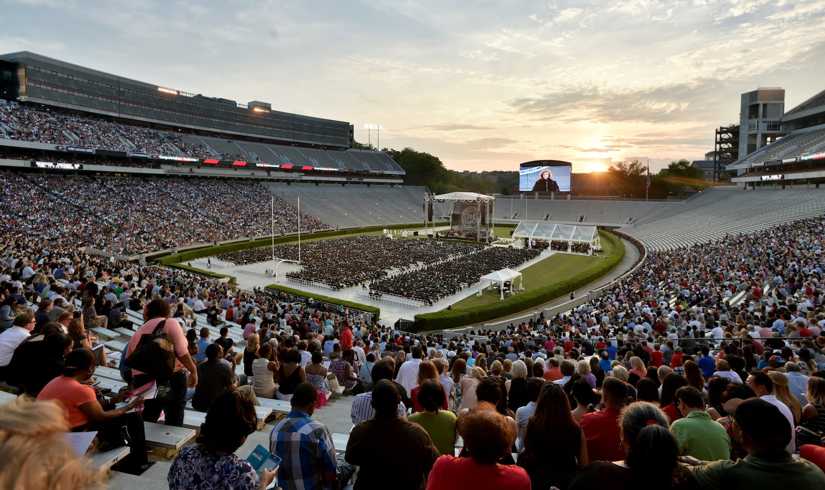 Sanford Stadium through the years