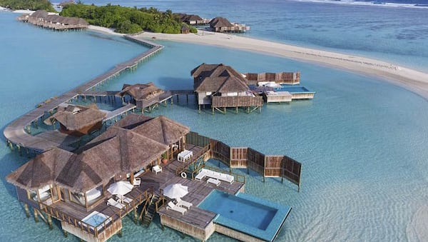 A sprawling villa at the Conrad Maldives Rangali Island. Photo: Conrad Maldives Rangali Island