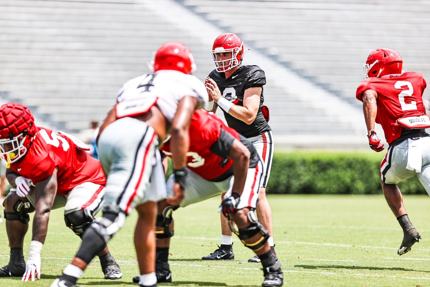 Georgia football practice