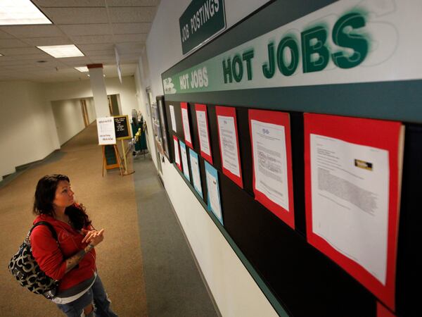 The number of job openings currently exceeds the number of people looking for work, according to the government. That could be evidence that the lack of good workers is slowing down hiring. (AJC File Photo)