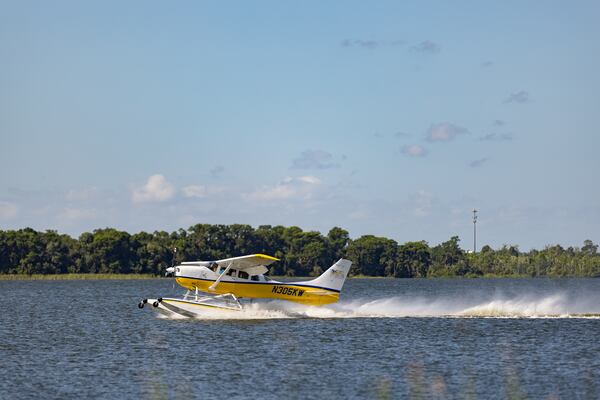 Get a bird’s eye view of Lake County on a floatplane adventure with Jones Brothers Air and Seaplane Adventures. 
(Courtesy of Discover Lake County, Florida)