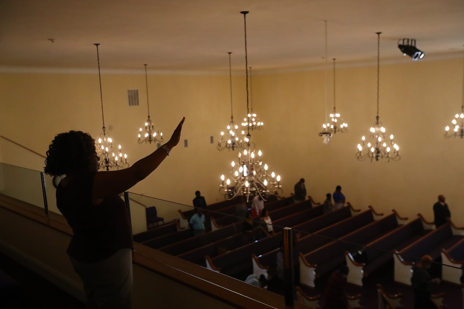 Churchgoers across metro Atlanta attend socially distant, drive-in services