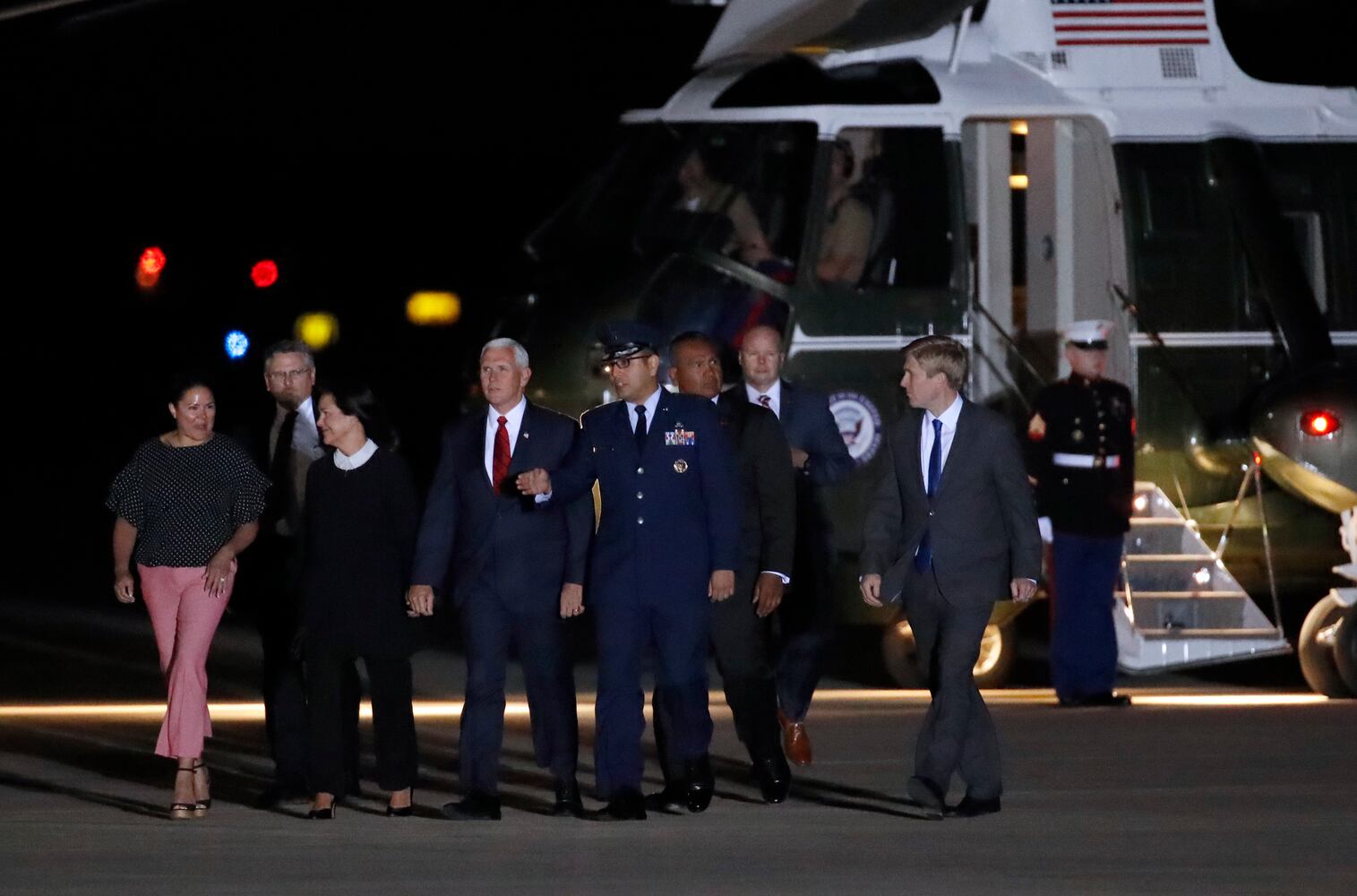 Trump welcomes 3 Americans detained in North Korea back to U.S.