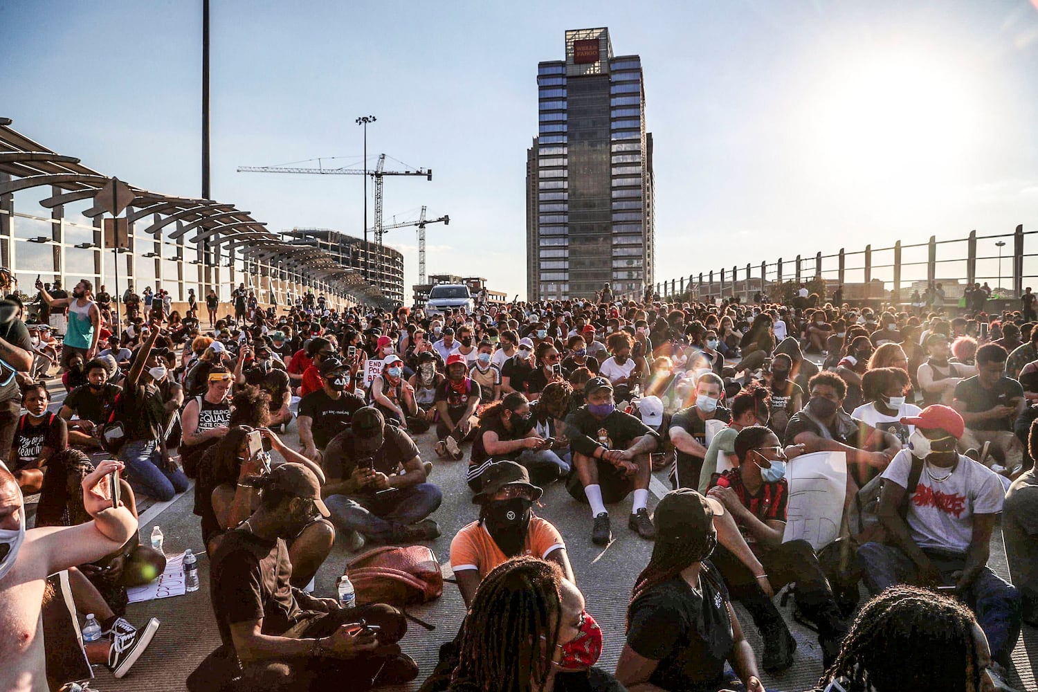 PHOTOS: Third day of protests in downtown Atlanta