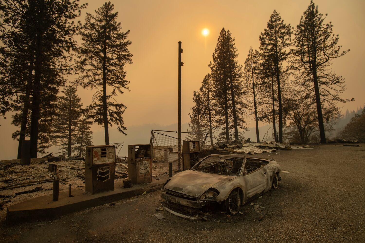 Photos: California wildfires kill dozens, destroy entire town