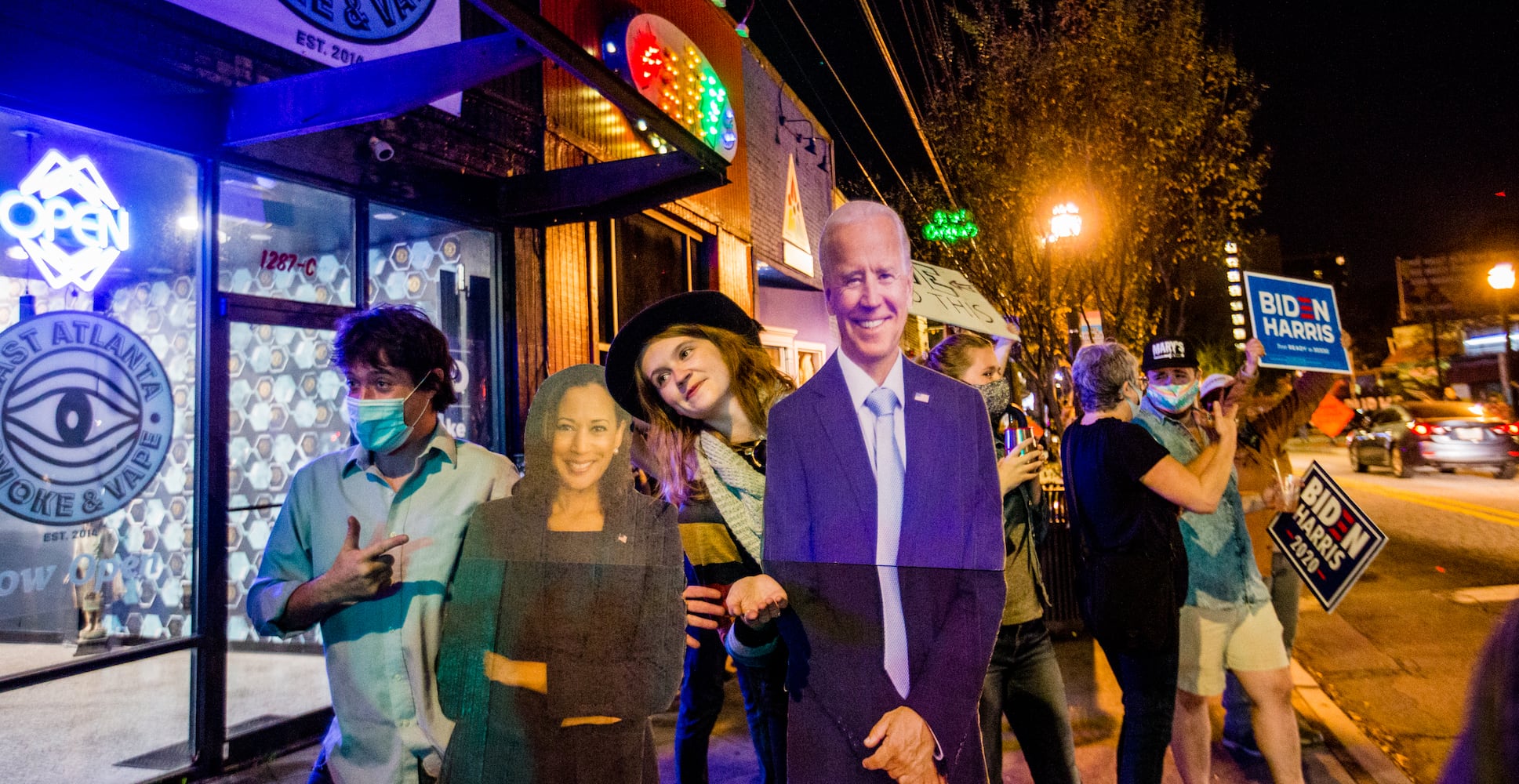 president elect Biden celebration