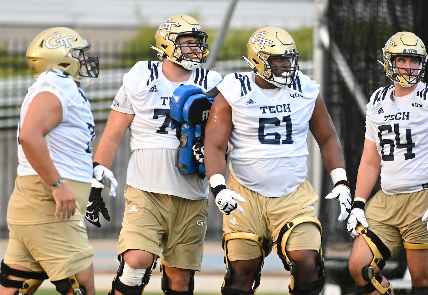 Georgia Tech football practice photo