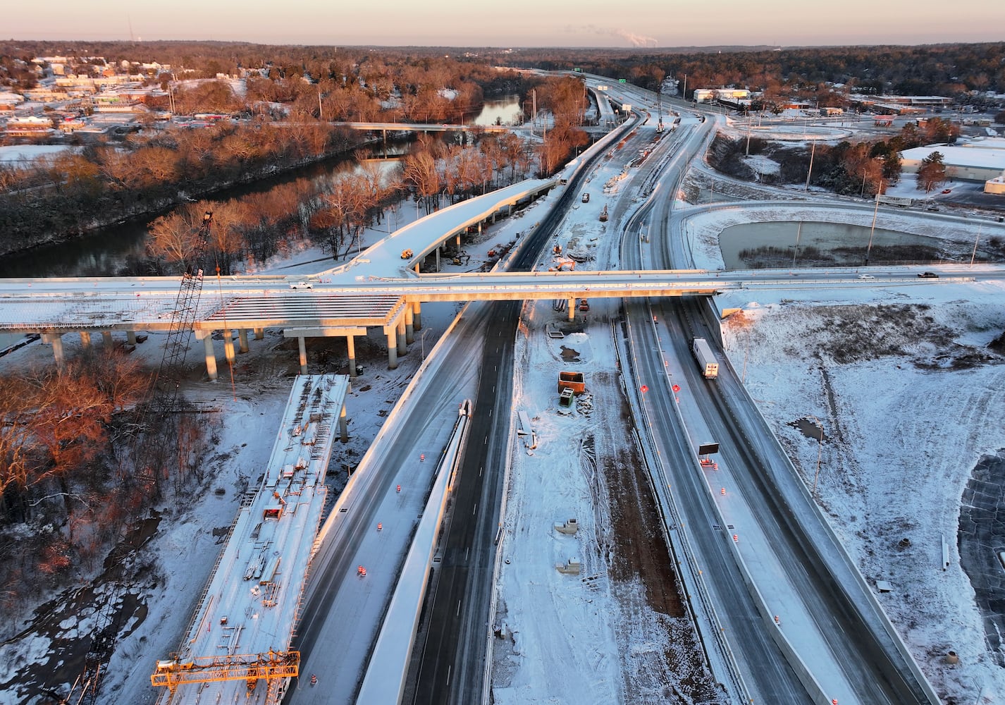 Photos: Georgia snow Day 2