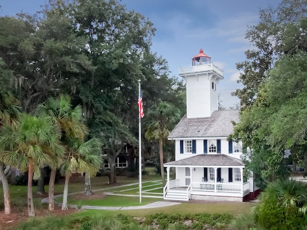 Visitors can stay overnight in Haig Point Lighthouse. Contributed by Holger Opderbeck