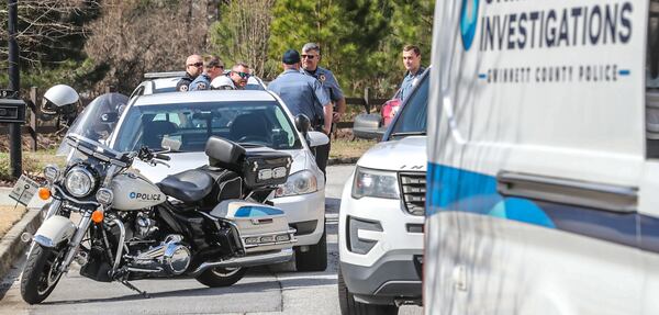 Gwinnett officers were called to the home on Bay Crest Court in the neighborhood off Ozora Road just before 9 a.m. Thursday.