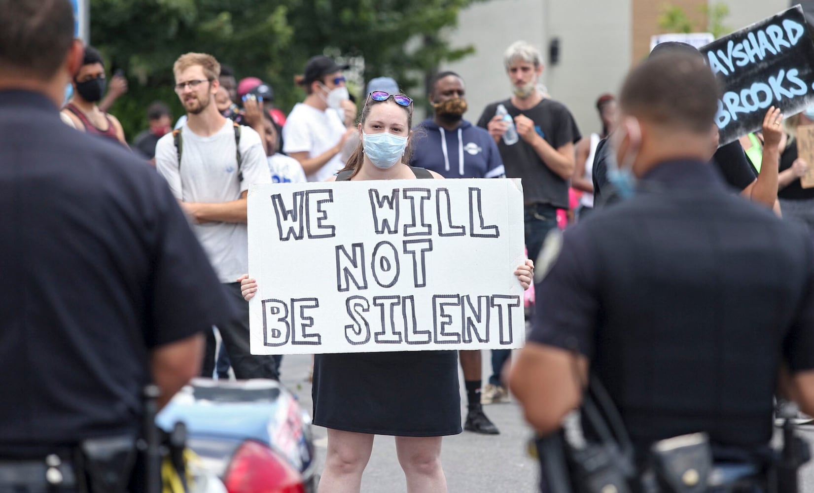 PHOTOS: Protesters gather in Atlanta over Friday’s police shooting