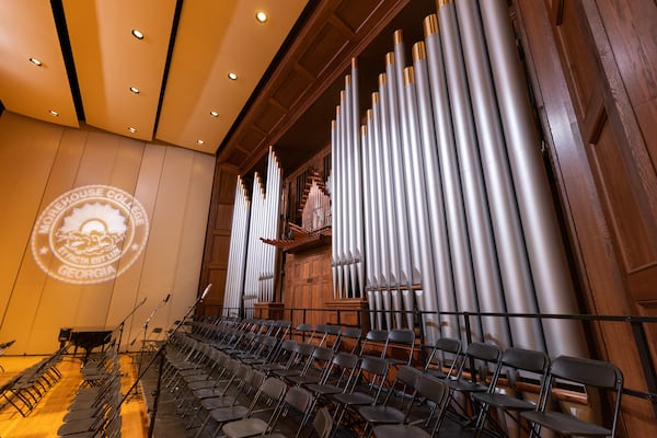 The Martin Luther King Jr. International Chapel on the Morehouse campus was newly renovated. Steve Schaefer/steve.schaefer@ajc.com)