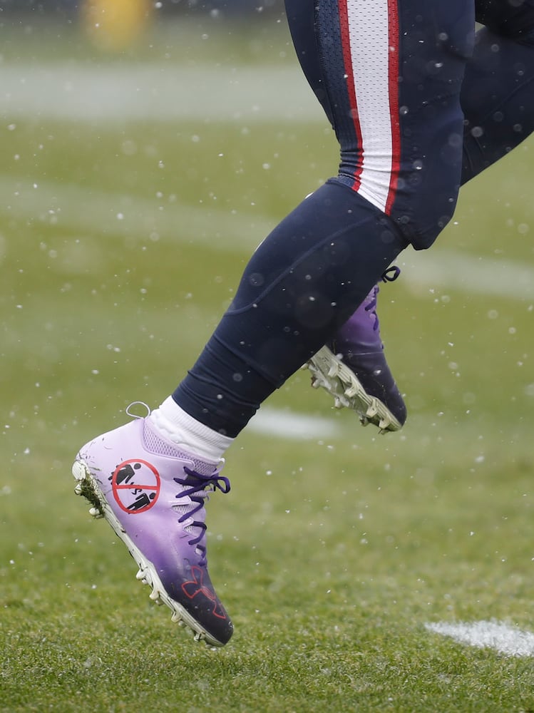 NFL players wear unique cleats