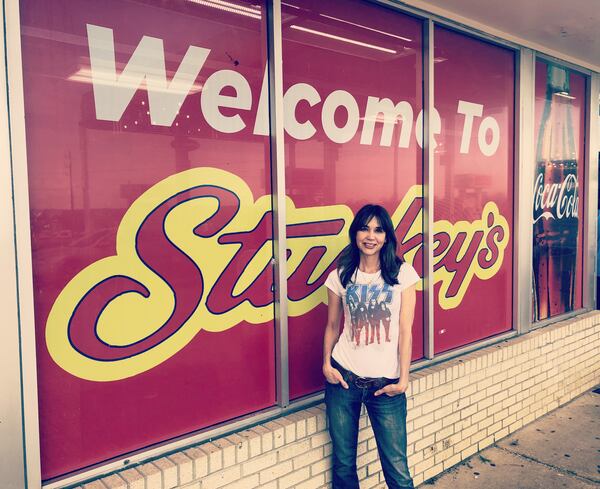 Stephanie Stuckey visiting a Stuckey's in March 2020 right after she bought the company during her tour of all 67 locations
Courtesy of Stuckey's Corp.