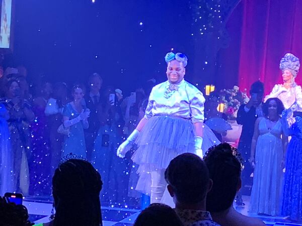 Derrick Santos of Villa Rica was picked by the Queen as the Diamond of the ball during the third and final July 24, 2022 "Queen's Ball: A Bridgerton Experience." "I feel ecstatic," he said afterwards. RODNEY HO/rho@ajc.com