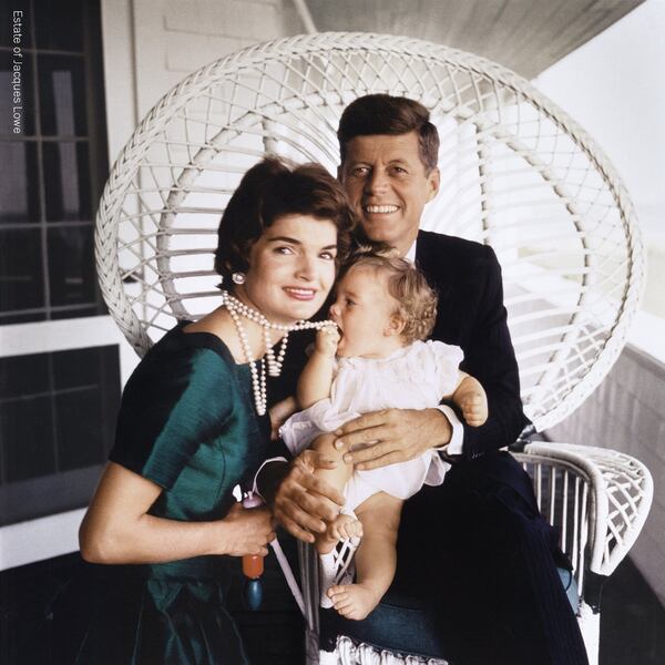 This charming image of the photogenic Kennedy family is featured in the Booth Western Art Museum exhibition “Creating Camelot: The Kennedy Photography of Jacques Lowe.”