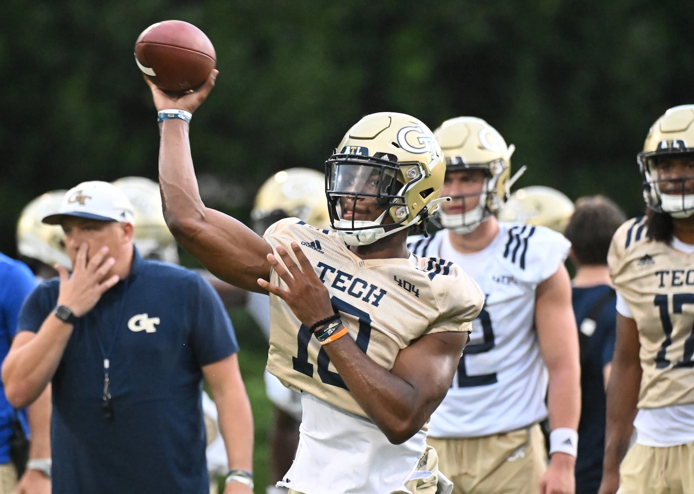 Georgia Tech football practice photo