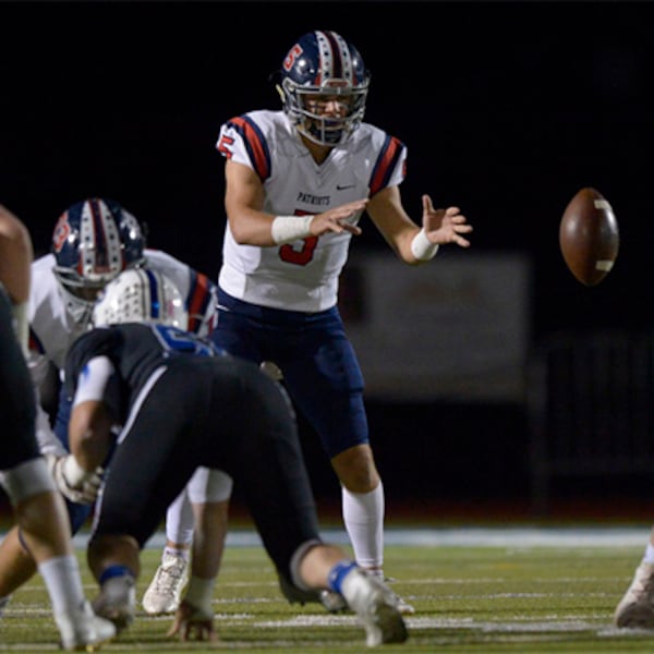  Mount Pisgah QB Jacob Cendoya. (Daniel Varnado/For the AJC)