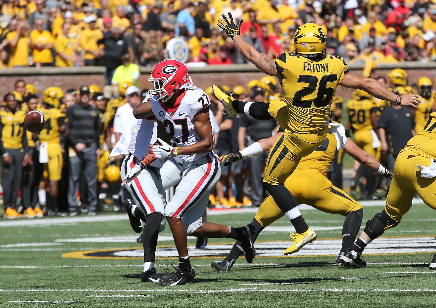 Photos: Bulldogs tested by Missouri